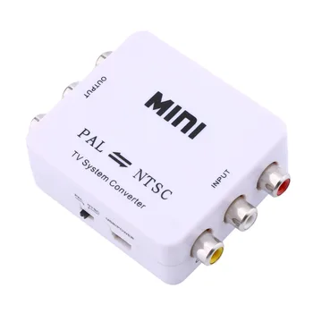

Dual-Way TV Format Video System Converter Composite Connection Mini Portable PAL to NTSC or NTSC TO PAL Bi-directional