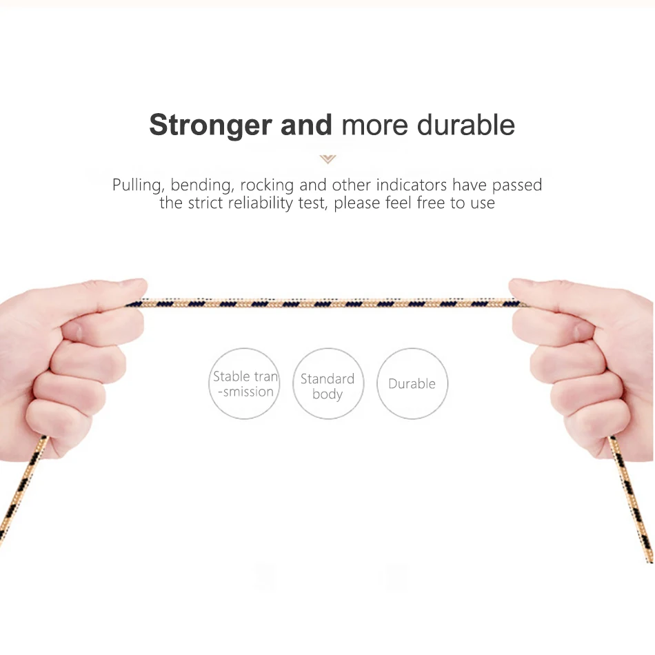 NOHON Fast Charging Sync Cable Micro USB For Samsung Galaxy S7 For Huawei For Xiaomi Redmi Android Phone Lighting Charger Cables