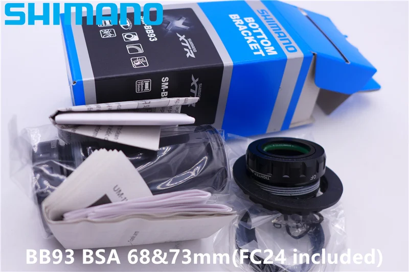 SHIMANO MTB Нижний Кронштейн SM BB93 BB94 BB MT800 горный велосипед XTR XT BSA и Пресс Fit