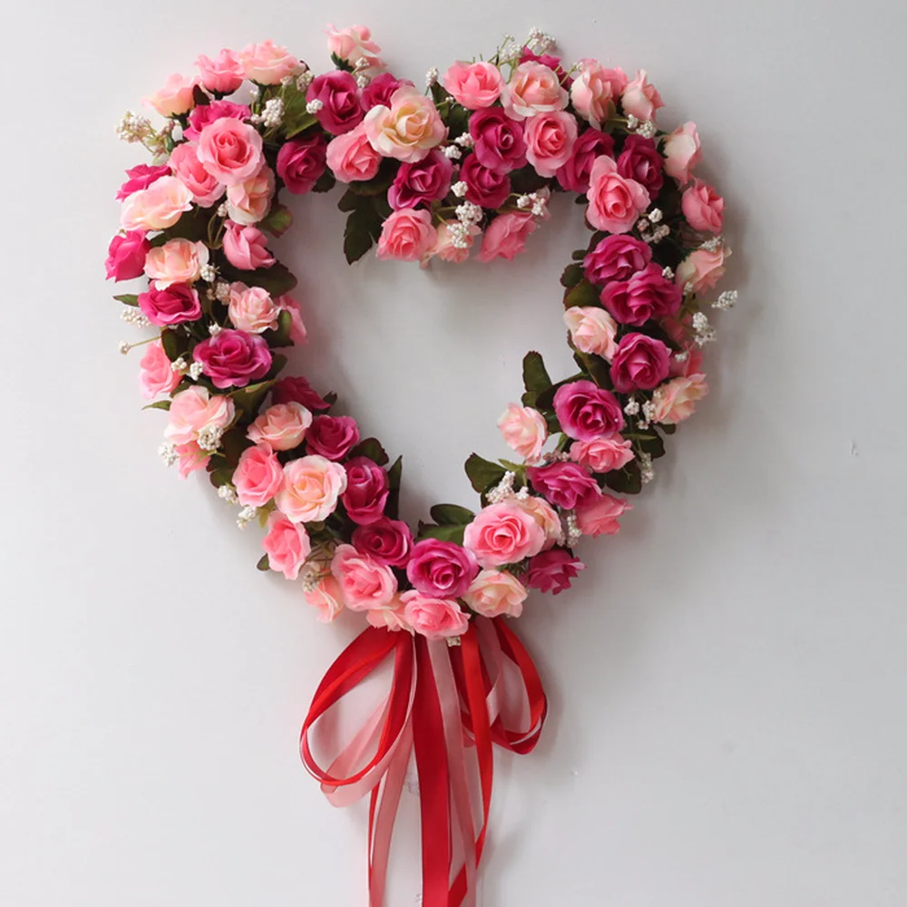 Korean Simulation Flowers Garland Door Hang Porch Artifical