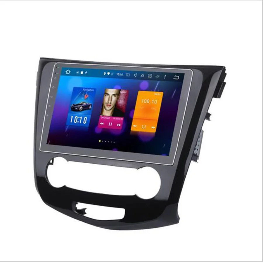 Top Asvegen HD Touch Screen Android 7.1 Multimedia Player With 4G WIFI Stereo GPS Navigation For Nissan Qashqai 2014 2015 2016 2017 3