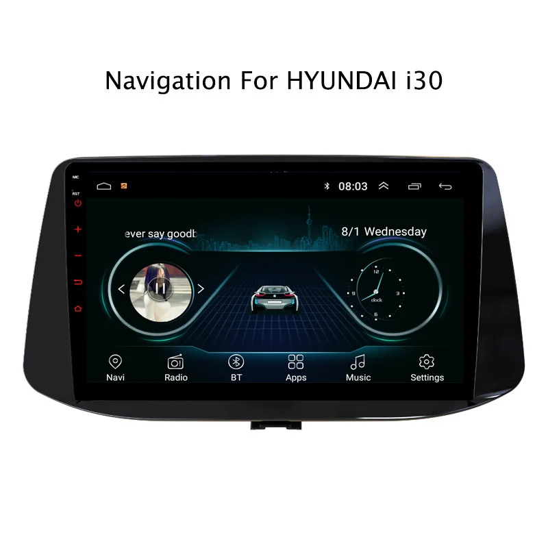 9 &quot2.5D ips Android 8 1 автомобильный DVD gps плеер для hyundai I30 2017-2018 Автомагнитола стерео