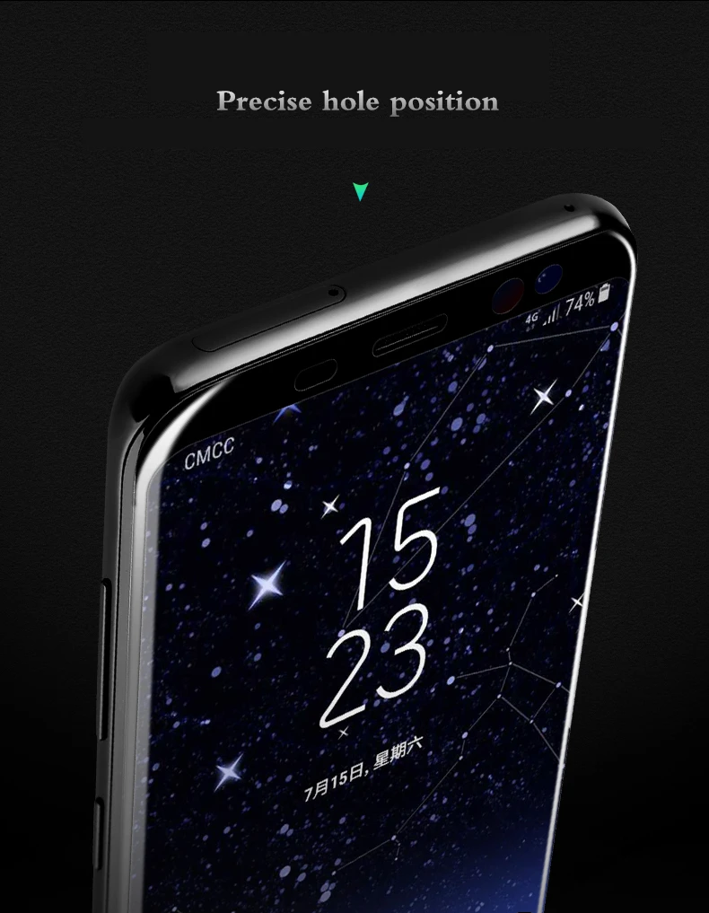 3D изогнутое закаленное стекло для samsung Galaxy S8 S8 Plus 9H полное покрытие стекло Защитная пленка для экрана для samsung S8 S8+ Plus