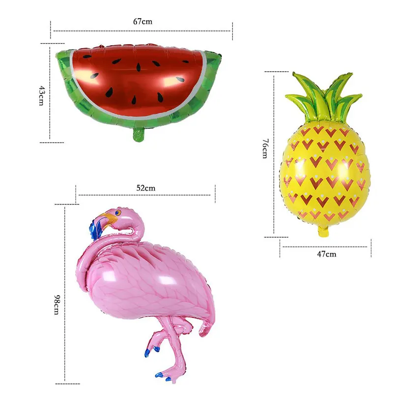 Гавайские Фламинго Лето Luau джунгли вечерние DIY Тропические Зеленые листья гирлянда баннер Festa Дети День рождения украшения для вечеринки сделанные своими руками