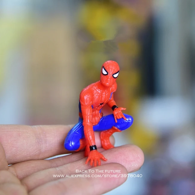 Figurines Spiderman Marvel Avengers Pour Enfants Disney 5cm Modele De Posture D Action Anime Collection Jouets Aliexpress