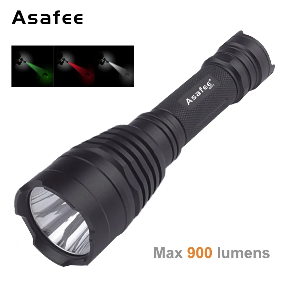 Asafee B58U Best Flashlight for Hunting Waterproof Long Beam Cree XM L2