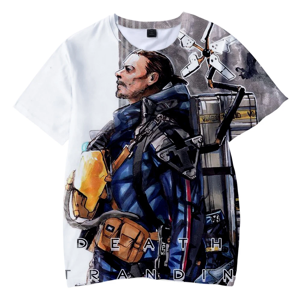 

2019 Death stranding 3D Printed Children t shirt Fashion Spring/Summer Short Sleeve Death stranding Tshirts Harajuku tshirt