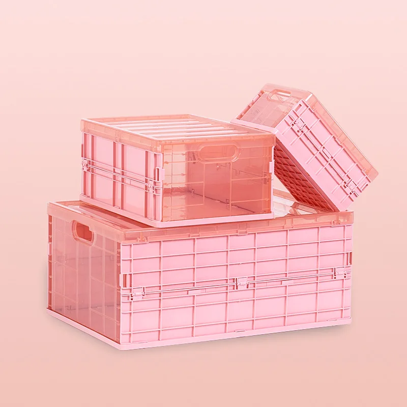 

Folding Storage plastic Desktop storage box storage finishing case car underwear box Multifunctional portable storage box