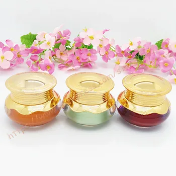 

Top grade cosmetics suit packing,15g cosmetic acrylic jar, for eye cream/mask cream/facial/mini/sample cream container