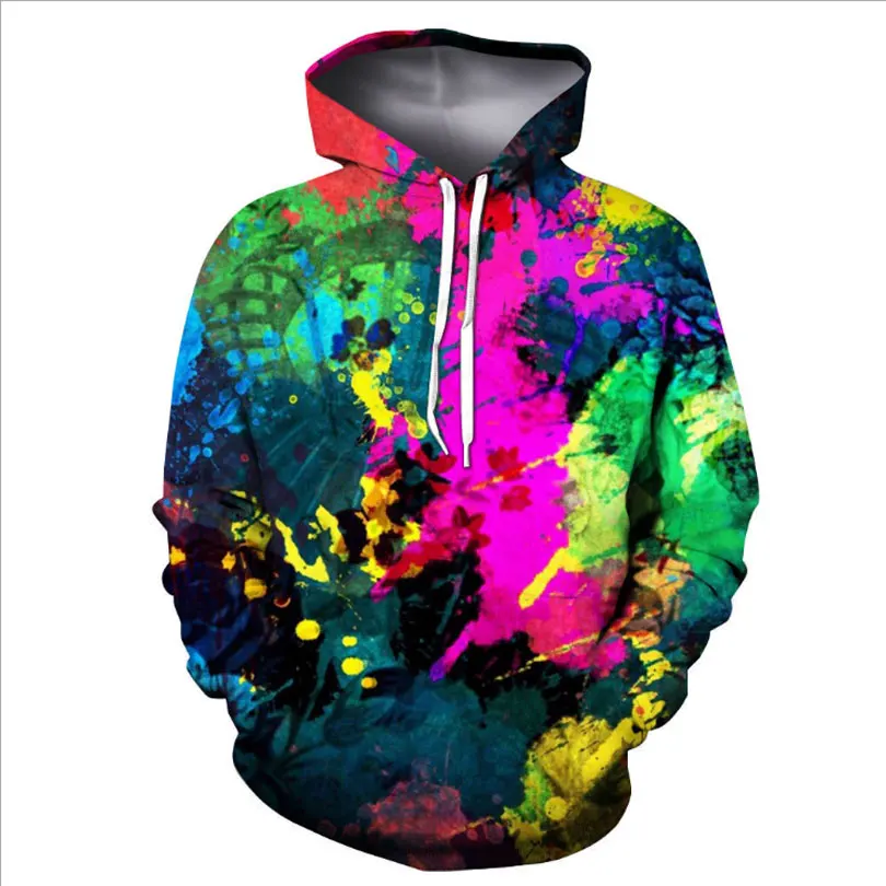 

2018 Foreign Trade Explosions 3D Digital Printing Green Demon Men's Fashion Leisure Guards in Europe and America