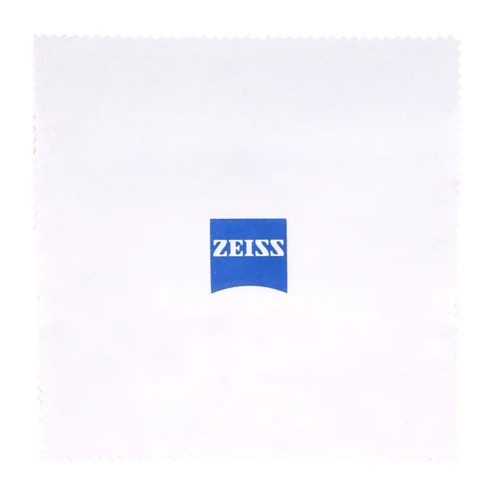 60 отсчетов ZEISS логотип, напечатаный на микрофибре очки очистки с бесплатной сумкой для переноски плюс линза ZEISS чистящие салфетки