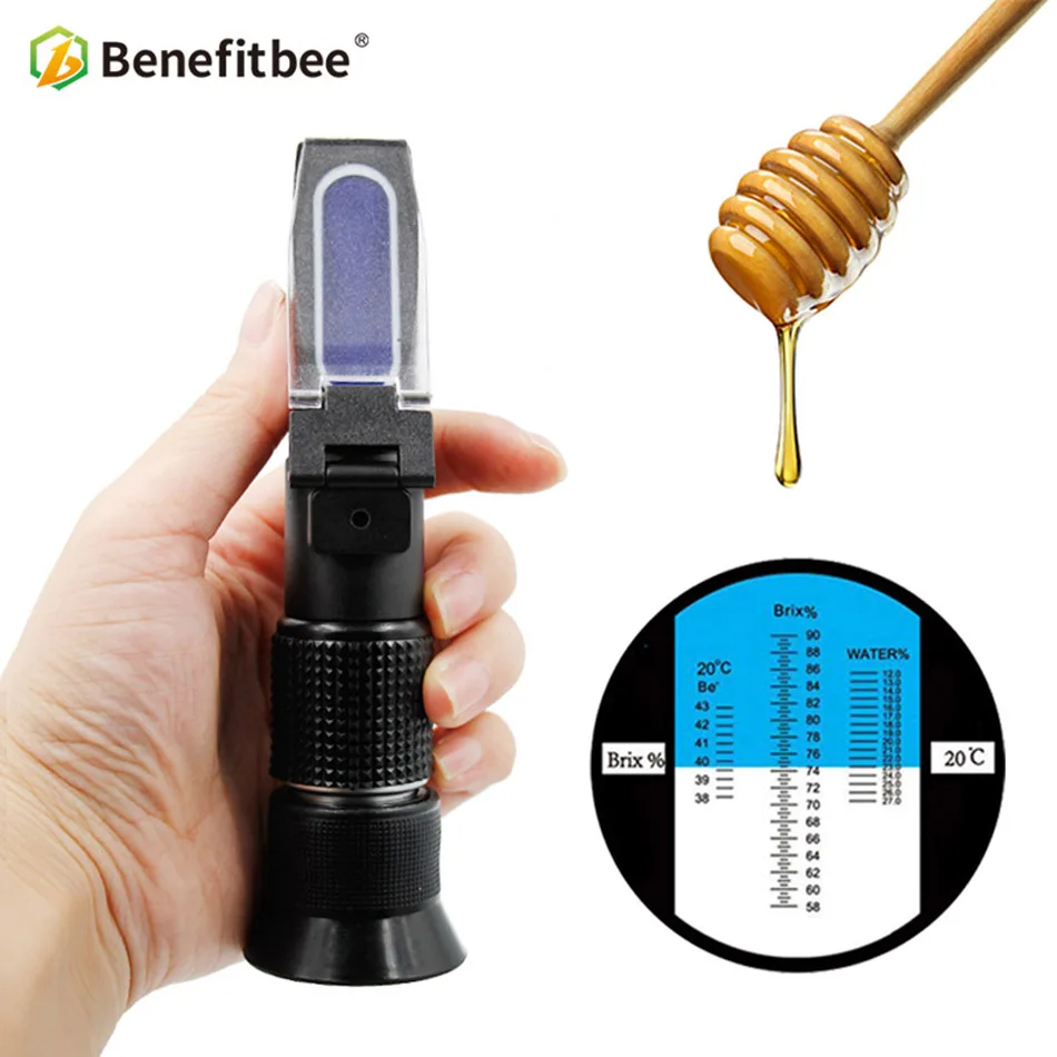 Benefitbee инструменты для пчеловодства рефрактометр для мёда 58-90%(содержание сахара) рефрактометр для пчеловодства Ручной Измеритель концентрации меда
