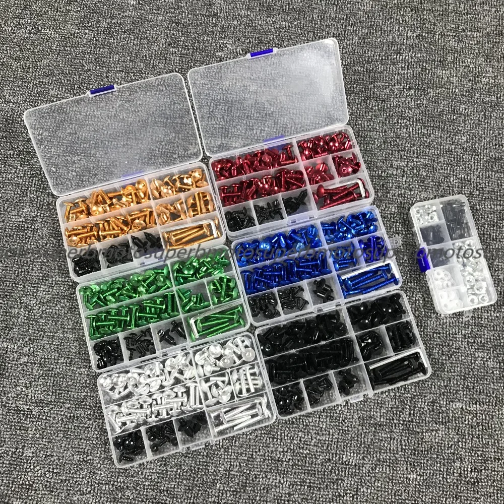 

Motorcycle Fairing Bolts kit Fastener Clips Screws fit for Kawasaki Suzuki Yamaha Honda