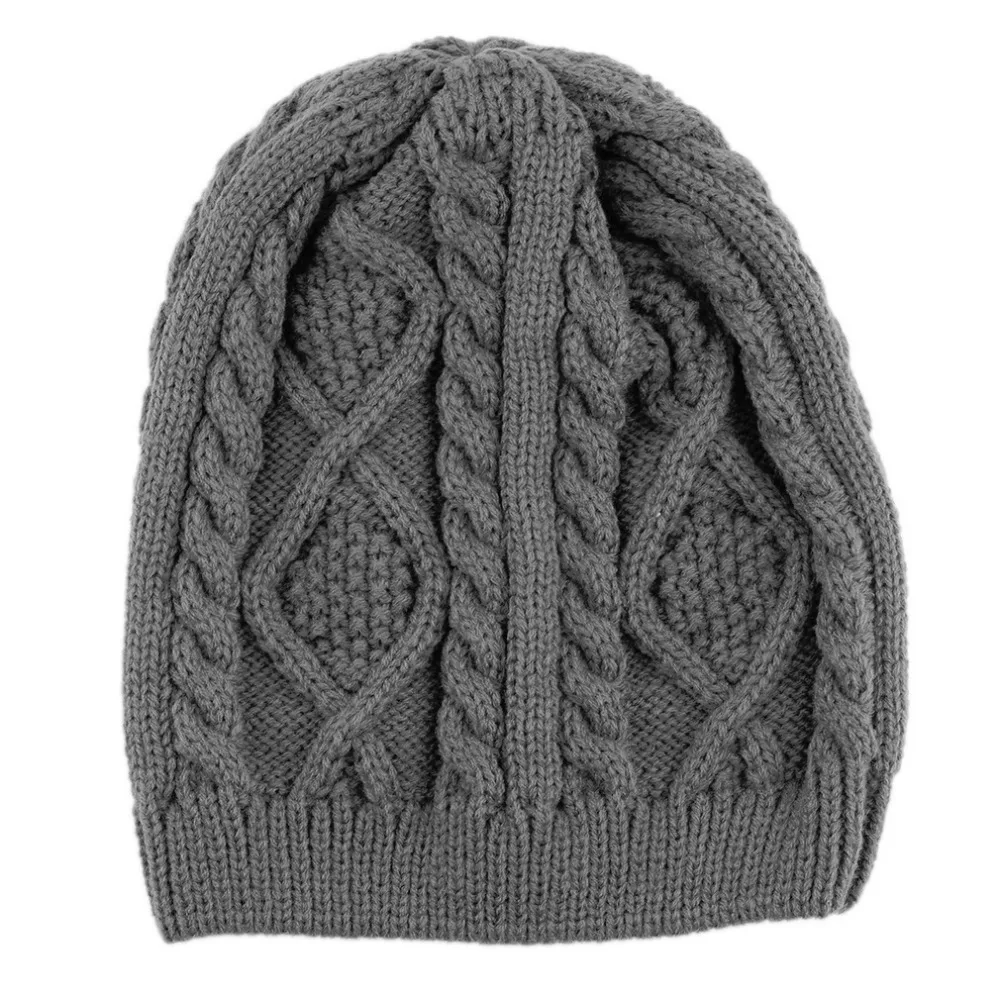 

NEW Fashion Unisex Women Men Winter Warm Knitted Crochet Baggy Beanie Hat Cap Hot Sale