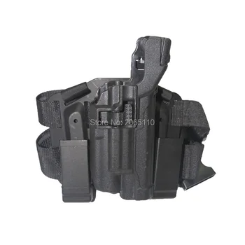 

Outdoor Tactical LV3 light bearing Leg Gun Holster Military Pistol RH Drop thigh Holster Hunting Accessories for Colt 1911