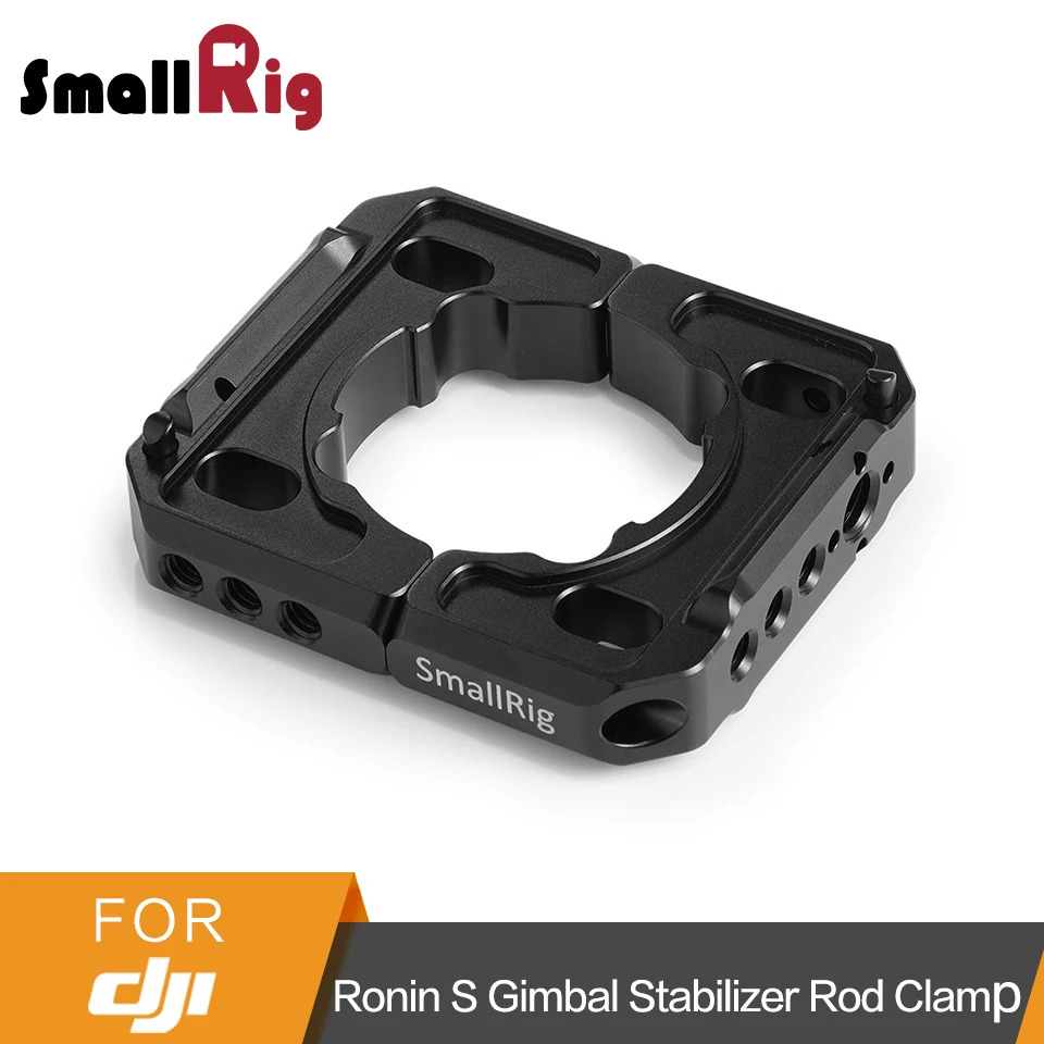 

SmallRig Rod Clamp for DJI Ronin S Gimbal Stabilizer Quick Release Rod Clamp Kit With 1/4 and 3/8 Threaded Holes - 2221
