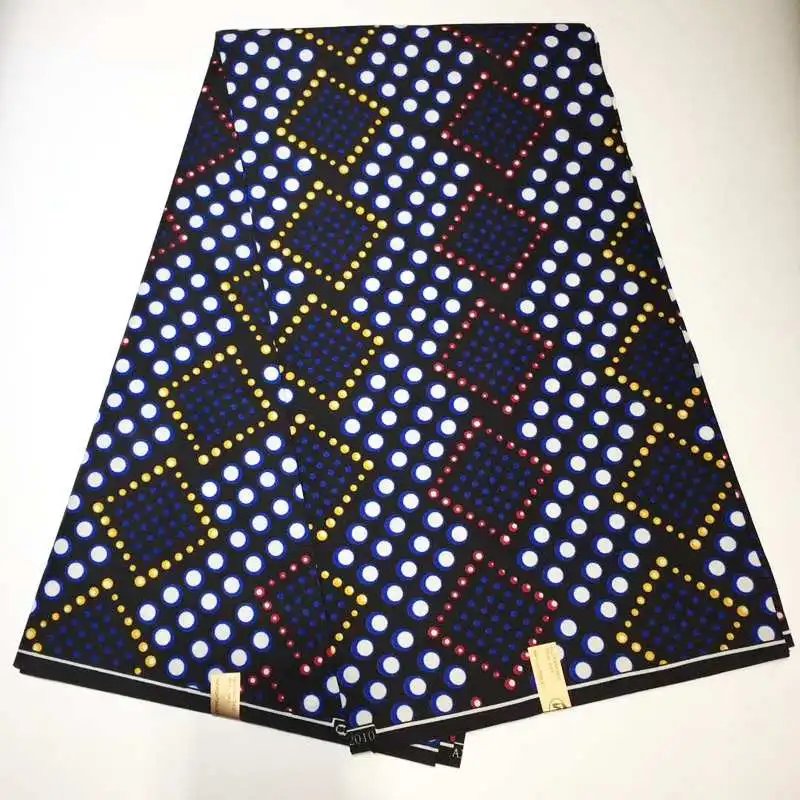 Гана kente дизайн Анкара африканская вощеная ткань принтом голландская полиэстер Ткань 6 ярдов/лот африканская восковая парча ткань для одежды