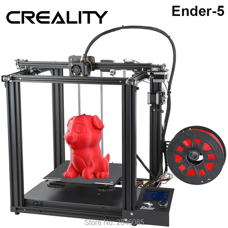 CREALITY 3D طابعة Creality Ender-5 مع اندي مستقرة الطاقة ، V1.1.3 اللوحة ، المغناطيسي بناء لوحة ، خارج السلطة استئناف