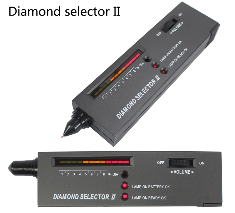 Алмазный тестер с УФ ультрафиолетовым светильник, Алмазный Селектор II, тестер муассанита - Цвет: diamond II 1pcs
