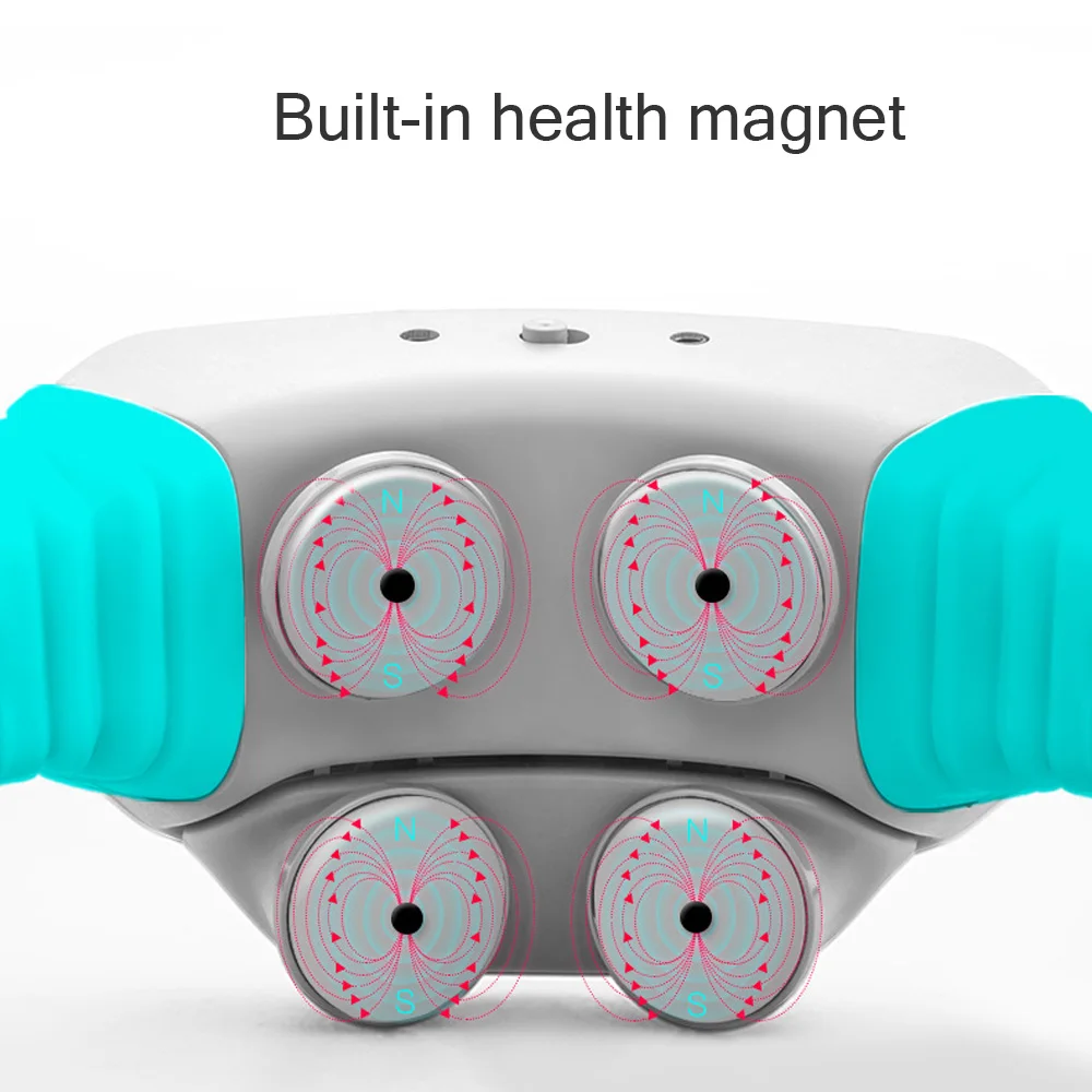 Quatro-cabeça de Pulso Alívio da Dor Ferramenta de Saúde Terapia Magnética Infravermelho Distante Aquecimento Massagem Nova Inteligente Cervical Massageador Elétrico 13 aquecimento massagem nova inteligente cervical massageador elétrico