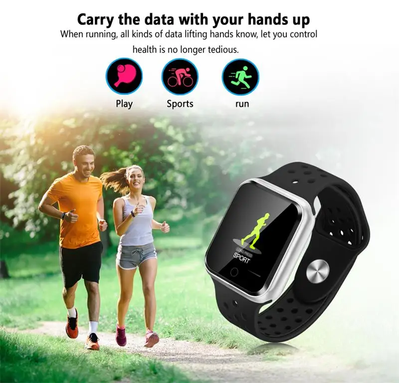S226 Smart Watch Men Women IP67 Heart Rate Monitor Fitness Tracker Wristband Health Smart Band Sport Wristwatch pk amazfit Watch (3)