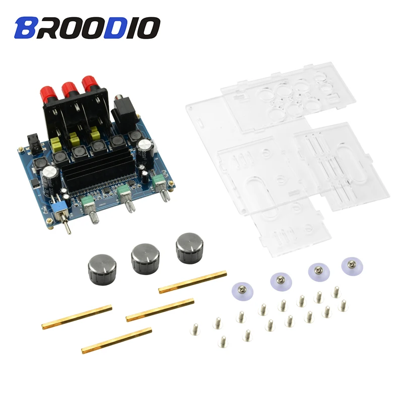 

TPA3116D2 High Power 2.1 Digital Amplifier Board Stereo+Subwoofer Audio Amplifiers 50W*2+100W For Stage Speaker amplificador DIY