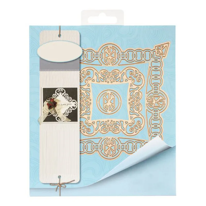 

Eastshape Lace Border Frame Metal Cutting Dies Dies Rebel Jewels Background for DIY Scrapbooking Embossing Crafts Cards Making