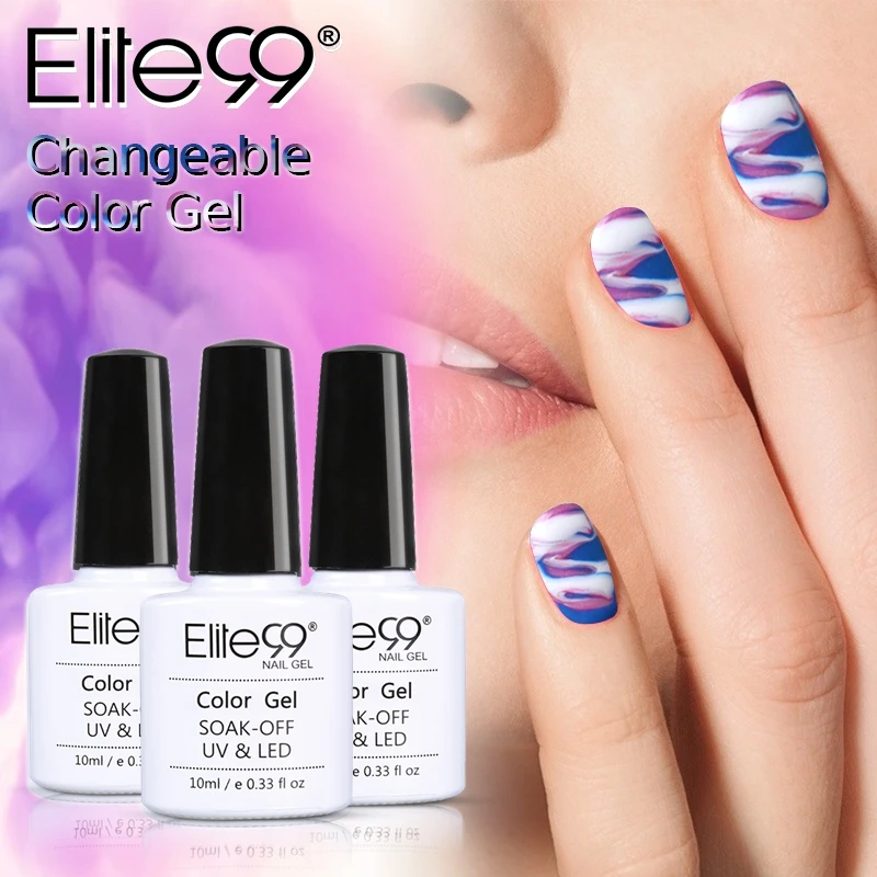 

Elite99 DIY Changable Nail Gel Polish Mix With Base Color Gel Halo effect Soak Off Semi-permanent Gel Varnishes Nail Art Design