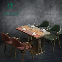 Луи моды кафе столы десерт магазин стол музыка Западный кофе промышленного ветер железа