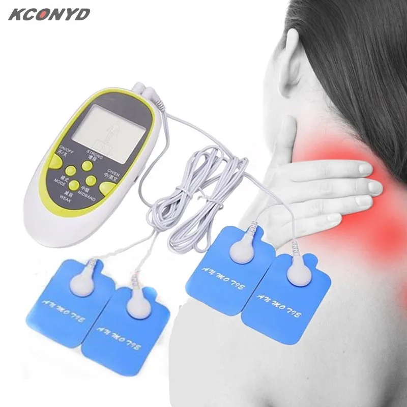 1PCS dual output mini electronic slimming body physiotherapy tens