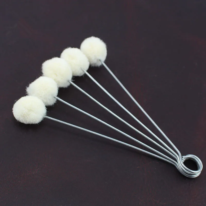 

20pcs DIY leather tool accessories wool daubers assisted dyeing wool ball wool dauber