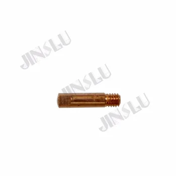 

Mig Torch Consumables 100PCS Binzel Type 15AK M6*25 0.6 / 0.8 / 0.9 / 1.0mm E-Cu Contact Tip