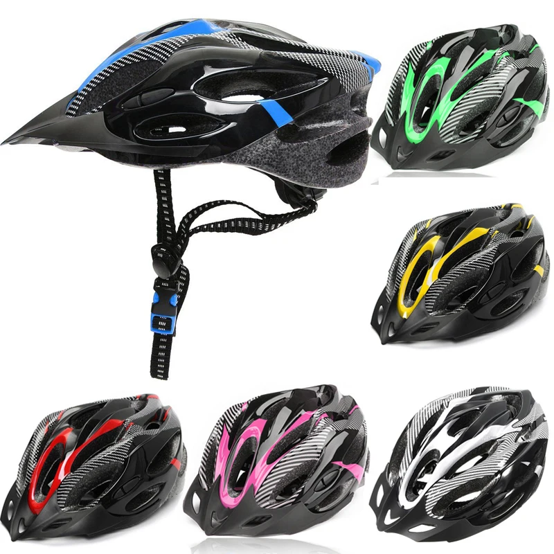 2019 New Bicycle Helmets Matte Black Men Women Bike Helmet Mountain Road Bike Integrally Molded Cycling Helmets 6 Colors