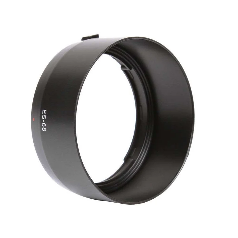 

New Camera ES-68 Lens Hood 9.2cm Suitable For Canon EF 50mm F/1.8 STM Lens as L-HOODES68 Black Mayitr