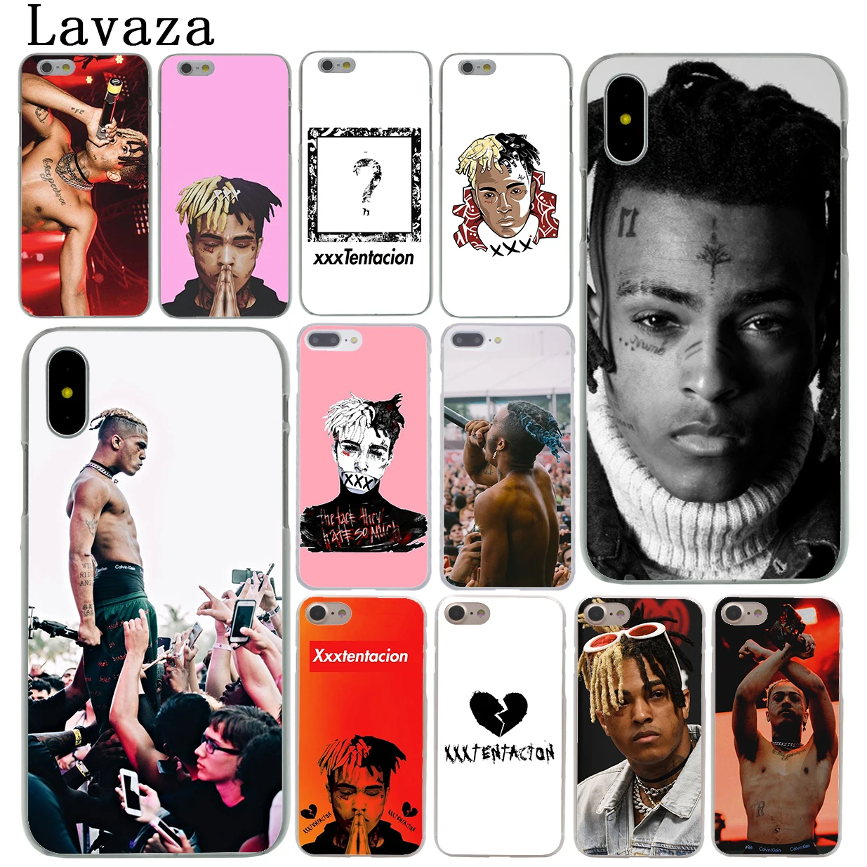 Твердый чехол для телефона Lavaza RAP MCing XXXTentacion Music 8Plus iPhone XR X XS 11 Pro Max 10 7 8 6S 5 5S SE