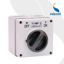 Saipwell IP66 Австралийский 250 V 10A Американская классификация проводов 2р промышленный отключения выключателя Водонепроницаемый переключатель(SP-56SW210