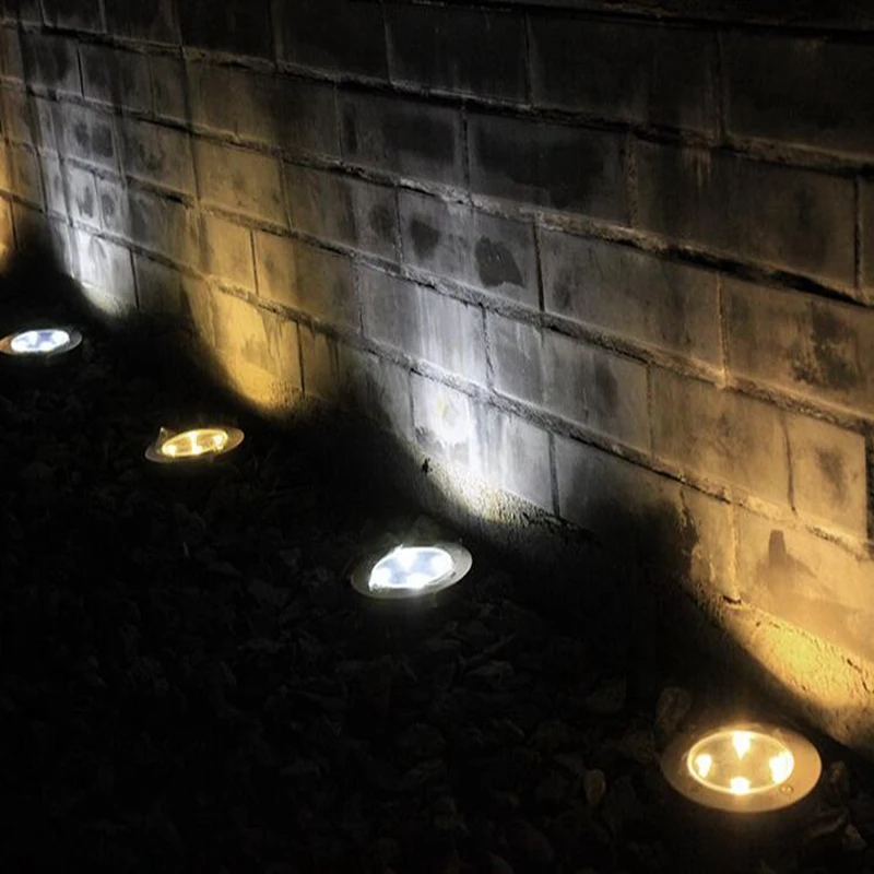 Buy Wonlukiy 1pcs 4 LEDs Solar Light Outdoor Ground