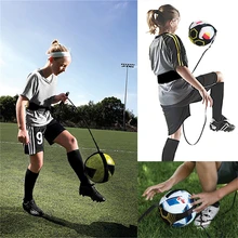 Soccer Kick Throw Trainer for children auxiliary belt for children football training equipment Kick Solo football coach