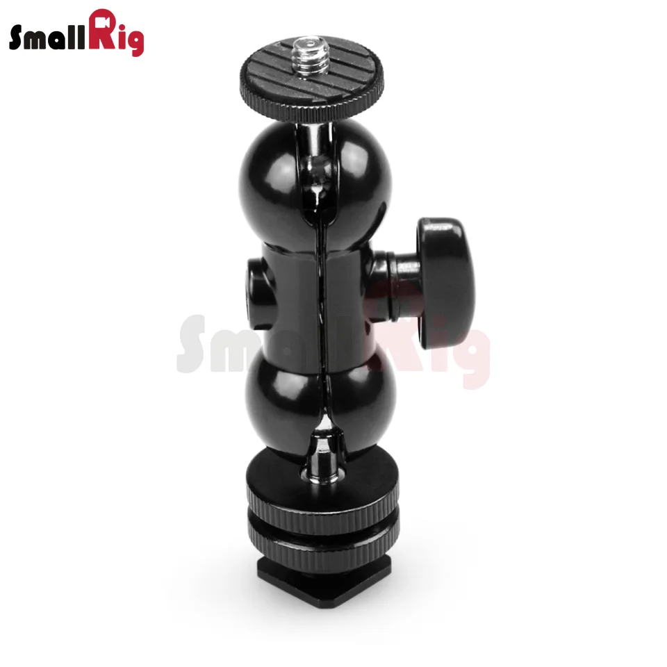 Prix pour Smallrig cool rotule v1 multi-fonction double rotule avec shoe mount & 1/4 "vis pour Moniteurs Led Lumière-1135 Prix pour Smallrig cool rotule v1 multi-fonction double rotule avec shoe mount & 1/4 "vis pour Moniteurs Led Lumière-1135