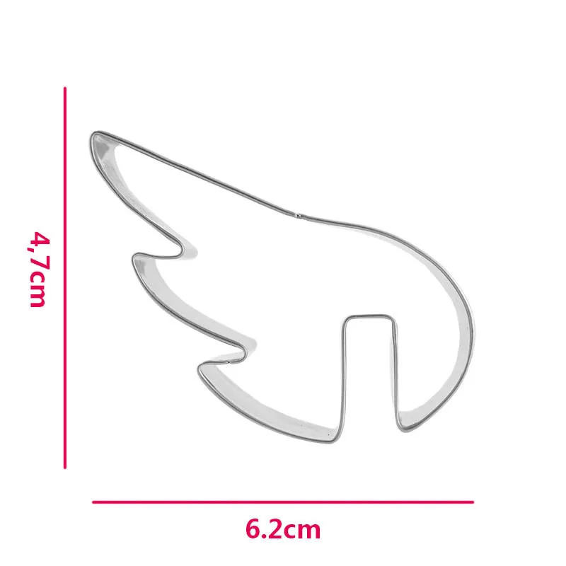 1pcs Love Angel wings bird cup teapot Hanging cup biscuit mold metal cookie cutters decoration gateau reposteria patisserie