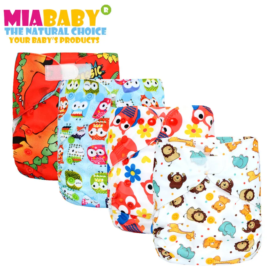 

miababy(5pcs/lot) Big XL Pocket Cloth Diaper for Baby 2 Years and Older, sday-dry inner,adjustable size, fits waist 36-58cm