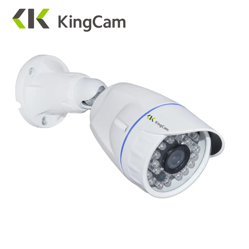 KingCam 1080 P 25fps Алюминий металл открытый Водонепроницаемый CCTV IP Камера Frams Пуля HD