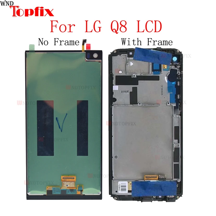 In Stock 5.2 Inch LCD Display Touch Screen Digitizer Assembly Frame For LG Q8 2017 H970LG V20 Mini 100%Tested LCD Replacement  (6)