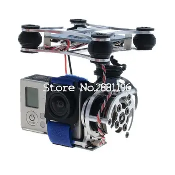 

Wholesale 1pcs Super Light Brushless Gimbal Camera Frame + 2 Motors +Controller 160G For Phantom Gopro 3 4