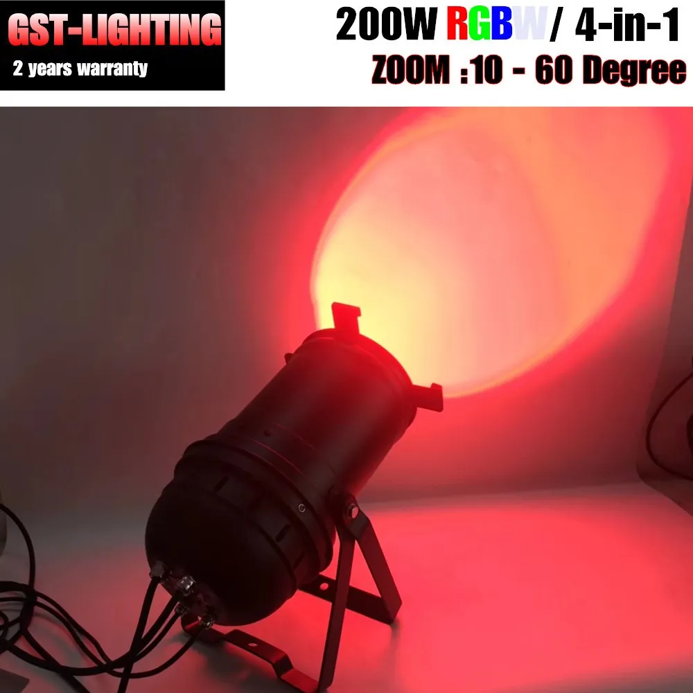 200 Вт Led COB Zoom Par Cans 3200k теплый белый DJ свет для|Эффект освещения сцены| |
