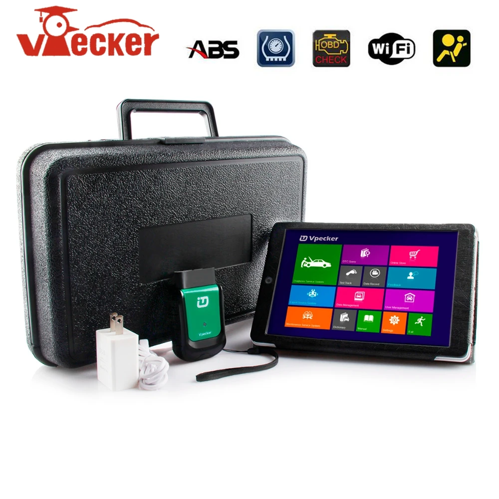 

Vpecker Easydiag V10.6 Automotive OBD2Vpecker Wifi Adapter Full Systems Auto Diagnostic Scanner Better than LAUNCH X431 Scanner