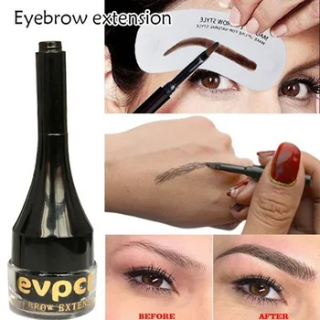 

Black Brown Eyebrow Fiber Hair 3D Natural Tatto Tint Brow Extension Makeup Long Lasting Instant Eye Brow Gel False Fake Eyebrow