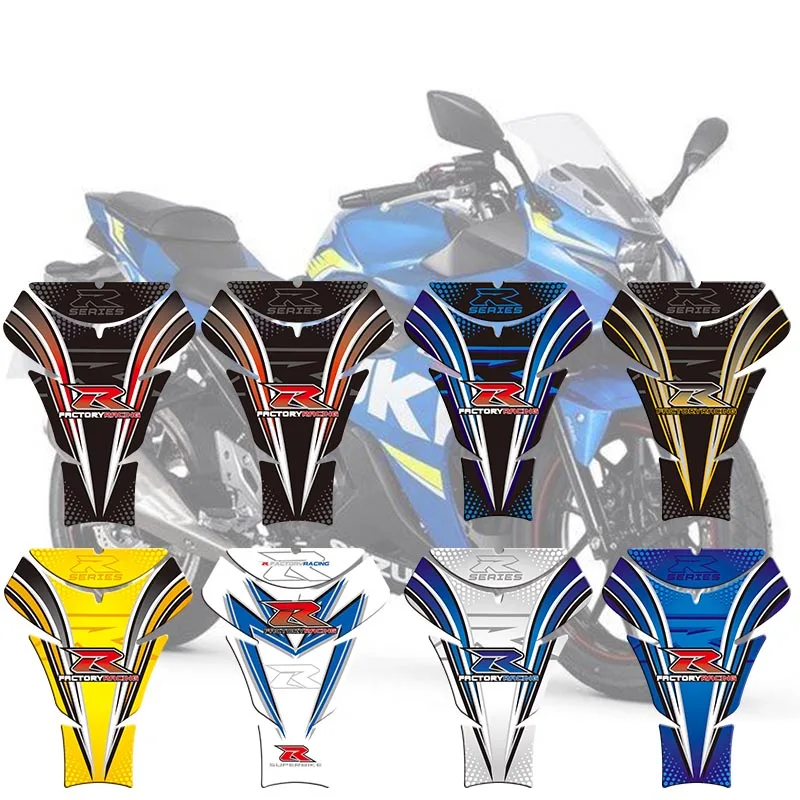 스즈키 GSXR 600 750 1000 용 새로운 오토바이 탱크 패드 보호대 스티커 ..