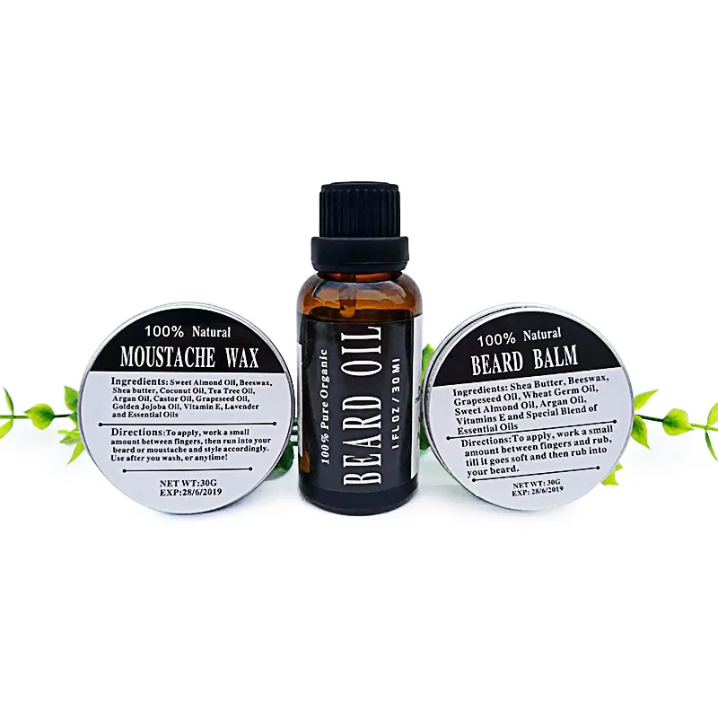 

Preboily Hot Sales 100% Natural Beard Oil Beard Care Wax and Balm Organic Beard Conditioner Leave in Styling Moisturizing Effect