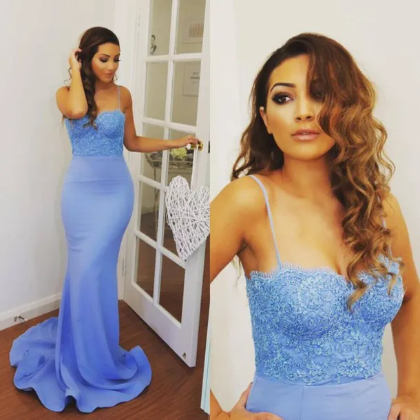 Mermaid Strap Prom Dress